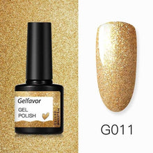 Load image into Gallery viewer, Gelfavor 8ml Gel Nail Polish Glitter For Manicure set - The World&#39;s Shop
