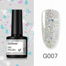 Load image into Gallery viewer, Gelfavor 8ml Gel Nail Polish Glitter For Manicure set - The World&#39;s Shop
