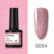 Load image into Gallery viewer, Gelfavor 8ml Gel Nail Polish Glitter For Manicure set - The World&#39;s Shop
