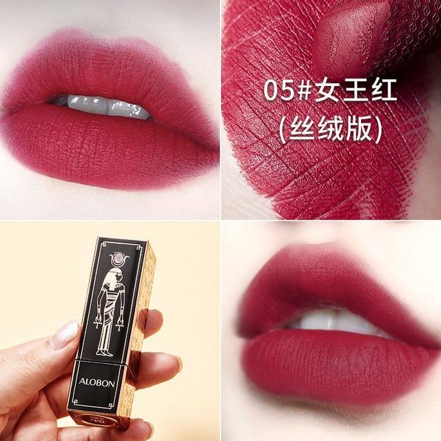 AloBon Egypt-Style Velvet Soft Matte Lipstick - The World's Shop