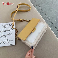 Load image into Gallery viewer, PU Leather Crossbody Chain Bag - The World&#39;s Shop
