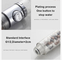 Load image into Gallery viewer, 3-Function SPA shower head with switch on/off button - The World&#39;s Shop
