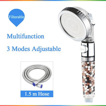 Load image into Gallery viewer, 3-Function SPA shower head with switch on/off button - The World&#39;s Shop
